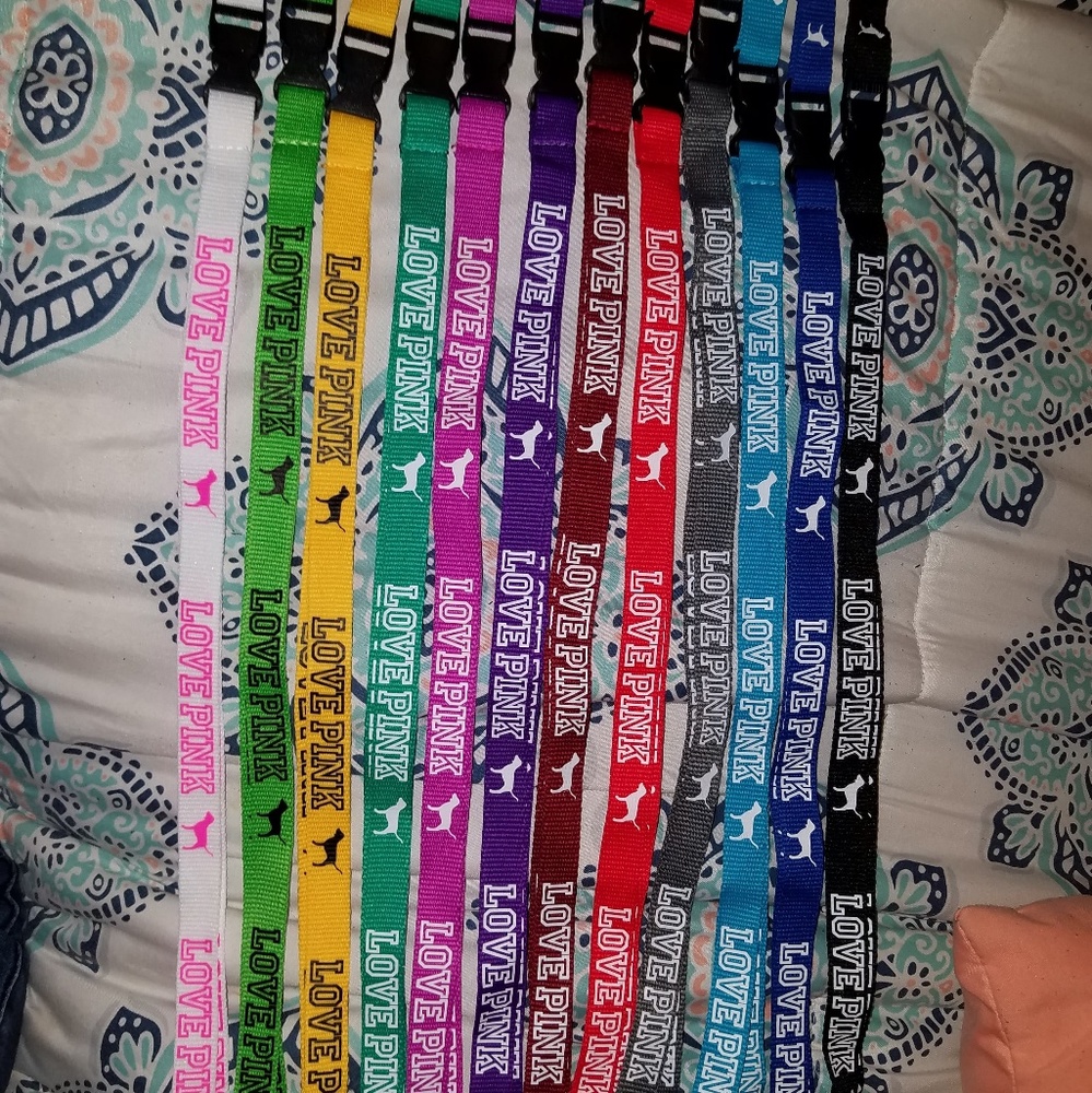 Vs 'PINK' lanyard/ID holder/ key chain
